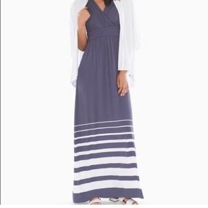 Soma maxi dress shotted bodice maxi dress “sanctuary stripe”